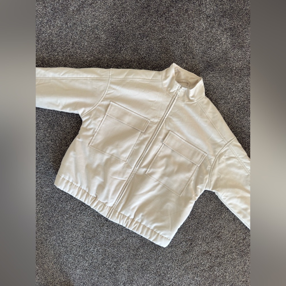 Women's Cream Jacket - Picture 7 of 9